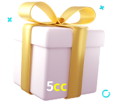 Receba seus bônus de boas-vindas no 5cc